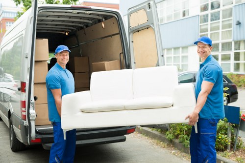 Removal team planning a house move in Eltham