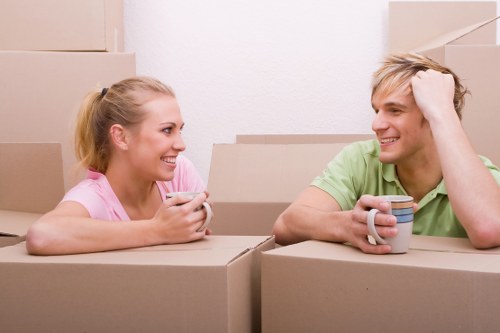 Packing checklist and moving materials for a commercial relocation