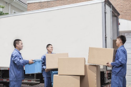 Team loading furniture carefully during an Eltham property move
