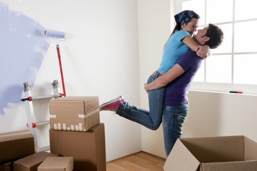 Movers loading business items for relocation in Eltham