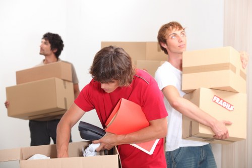 Moving day support for an office relocation in southeast London