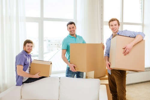 Professional removal team using safe practices for an Eltham move