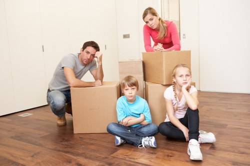 Business moving van service for office items in Eltham