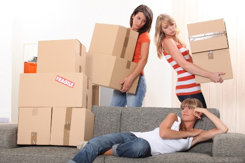 Removal team planning access and loading for a property move in Eltham